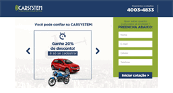 Desktop Screenshot of carsystemrj.com